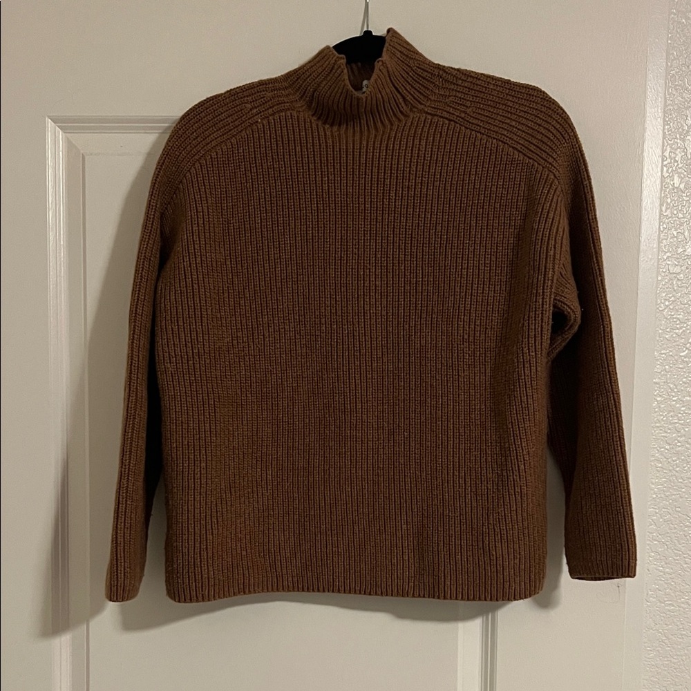 Mango Brown Turtleneck Sweater